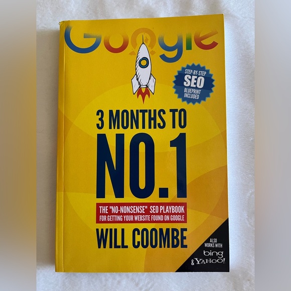 Other - 3 Months to No.1 SEO Playbook by Will Coombe- NWT